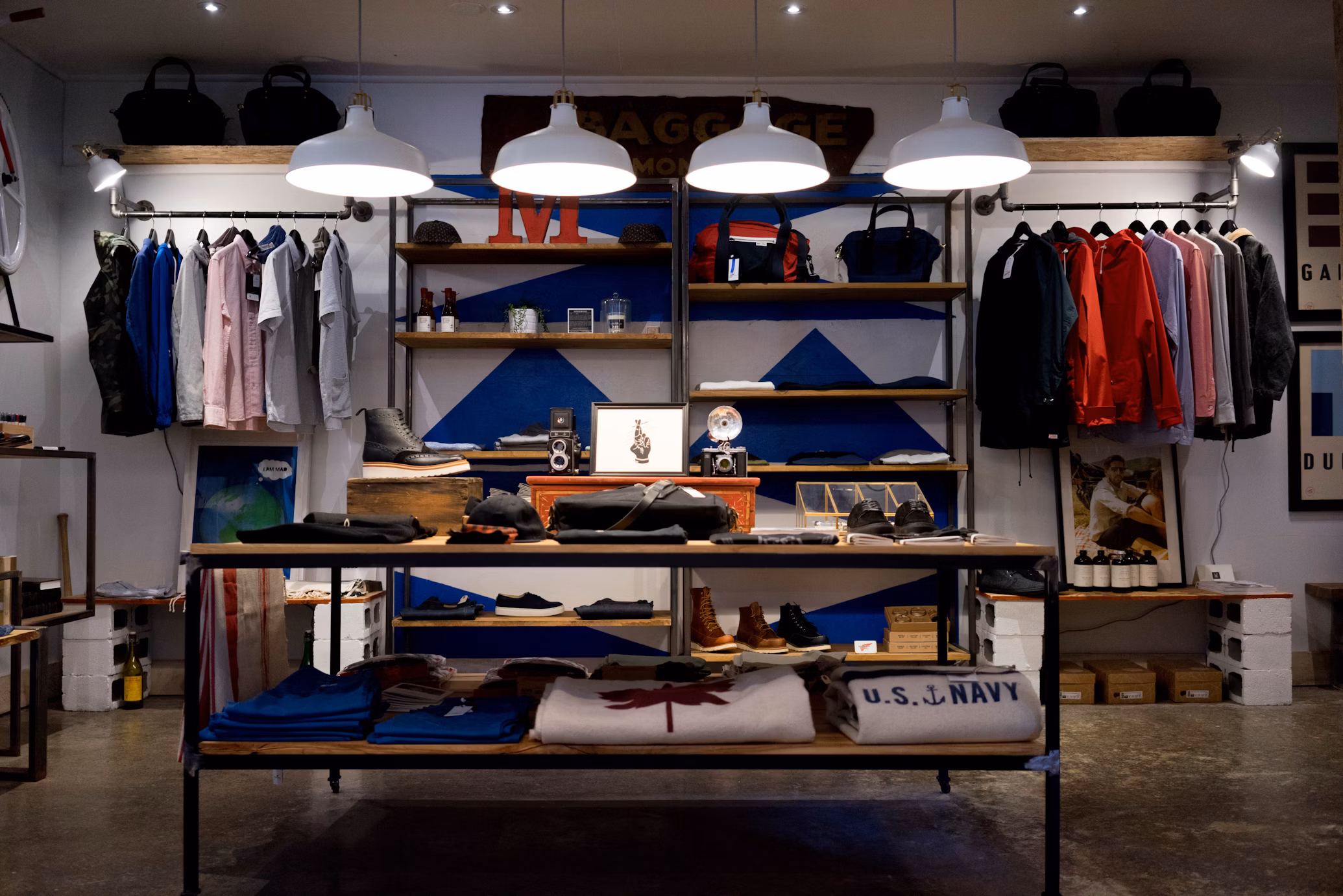 Modern retail store interior